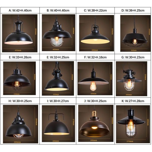 LOFT Industrial Style LED Pendant Lamp for restaurants , bars, cafes,etc