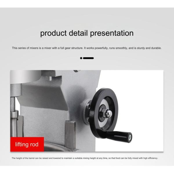 5kg/Time Mixing Capacity Electric Food Mixers for Commercial Bakery Bread Mixing