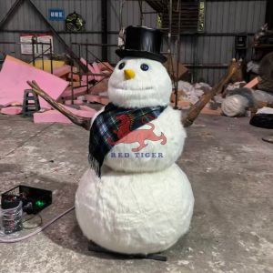 Amusement Park Animatronic Christmas Singing Cartoon Snowman for Sale