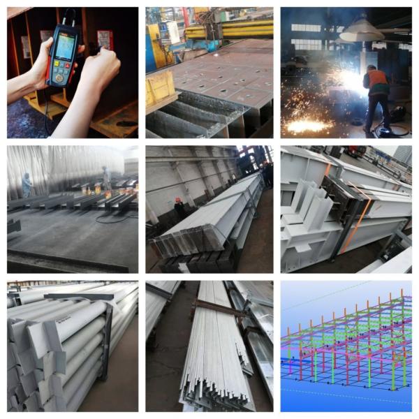50-Year Life Span Light Weight Steel Structure Workshop with Hot-Rolled Steel Forming