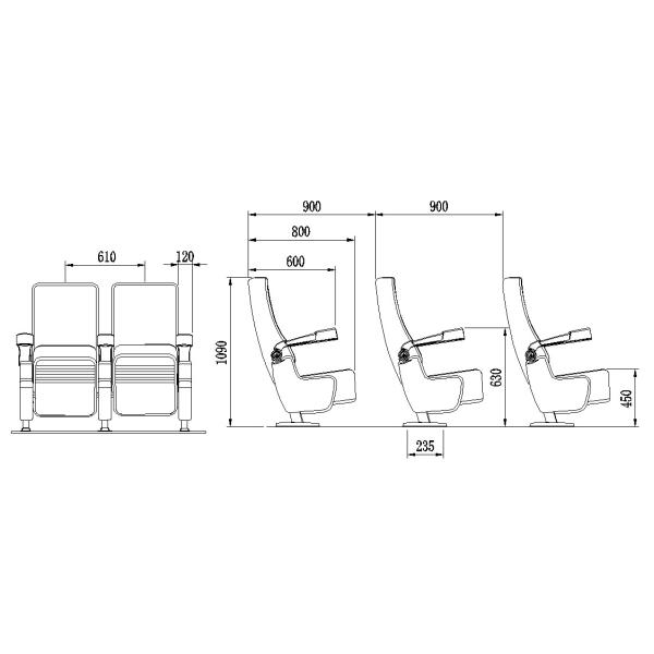 High Quality Cinema Chair,Theater Chair For Sale