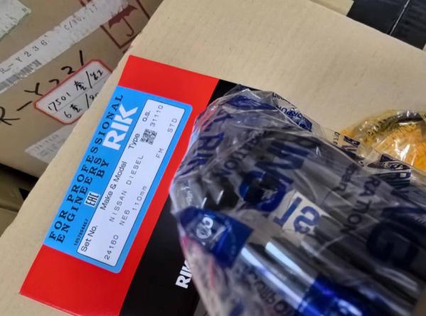 Anéis de pistão RIK de alta temperatura em aço ligado - 3,0 mm Espessura 24160 NE6 12040-95125 12040-95014 110mm