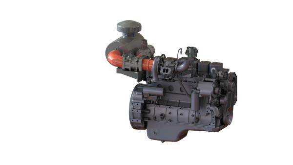 Syngas Biogas Engine 5.9L Natural Lpg Gas Motor Cummins6BT