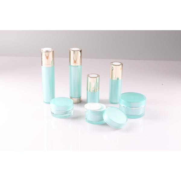 50g Luxury Purple Cosmetic Packaging Set Acrylic Cosmetic Cream Jar And Bottle