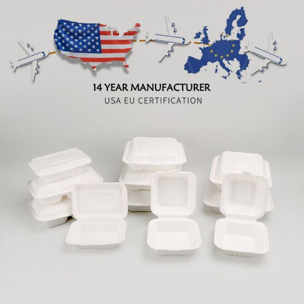 Contenants alimentaires compostables et biodégradables pour emporter et emballage à emporter