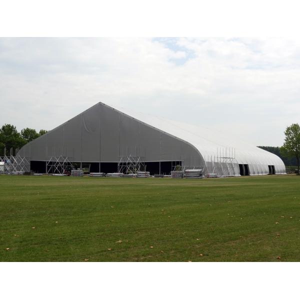 36x36m алюминиевые 6082 T6 изогнули стадион футбольного поля шатра события водоустойчивый