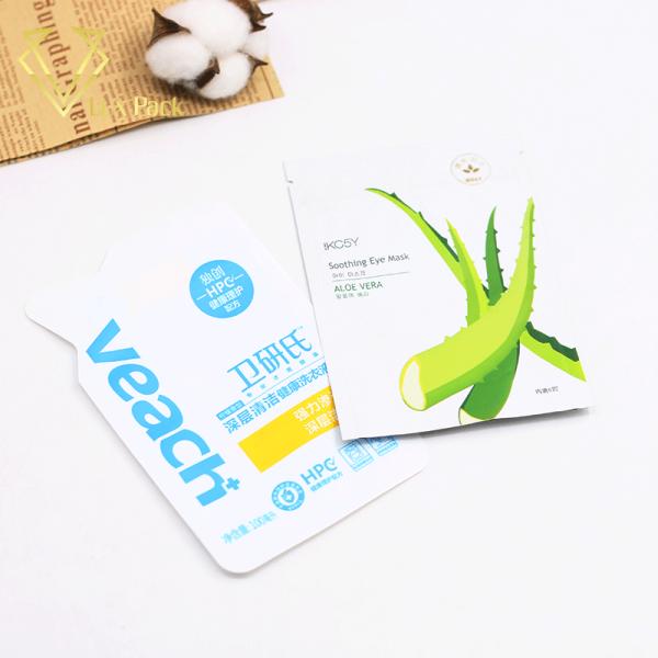 Kraft Paper Heat Seal Pouches Aluminum Foil Facial Mask Packaging Bag