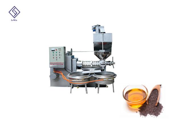Tensão automática da máquina de processamento 380v do óleo da máquina da extração do óleo 6YL-120