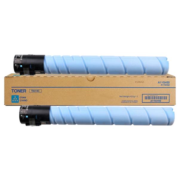 Bizhub C360 Genuine Cyan Konica Minolta Toner Cartridge A11G490 TN319