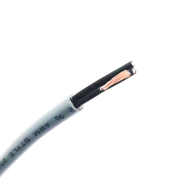 UL2570 3C 0.75mm2 Bare Copper Stranded Industrial Cable PVC Insulation PVC Jacket 600V