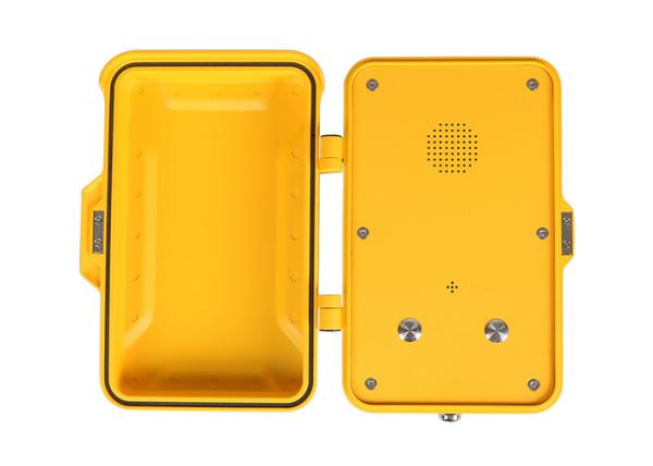 Telefone resistente do tempo do seletor da velocidade, sistema telefônico IP66-IP67 da emergência do SOS Voip