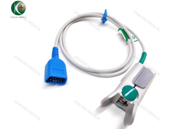 Compatible Reusable  GE DB9 Ohmeda Pediatric Finger Soft Probe for 9pin 1m/3 Meter Spo2 Sensor