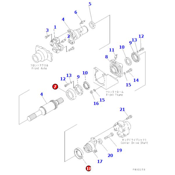 421-20-13540 дефлектор 4212013540 для колесного затяжелителя КОМАТСУ ВА480-6 разделяет