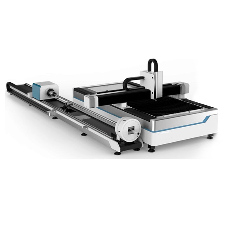 Sheet Tube Fiber Laser Cutting Machine Integrated 6000x1500mm Heavy Duty 8kw Laser Cutter