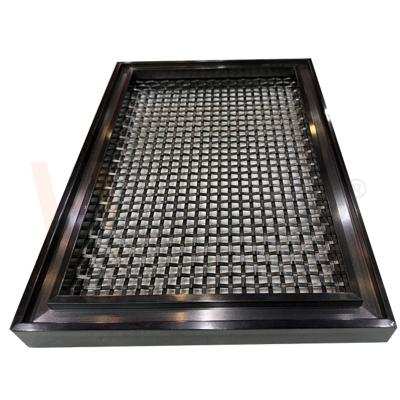 PVD Stainless Steel Decorative Wire Mesh SS 201 304 316 For Stair Decoration