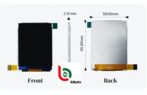2.8 inch 240x320 Resolution IPS TFT LCD Display with 4-Wire SPI Interface