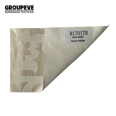 Decoração 100% de Roman Shades Fabrics For Home de matéria têxtil das cortinas de janela do escurecimento do poliéster