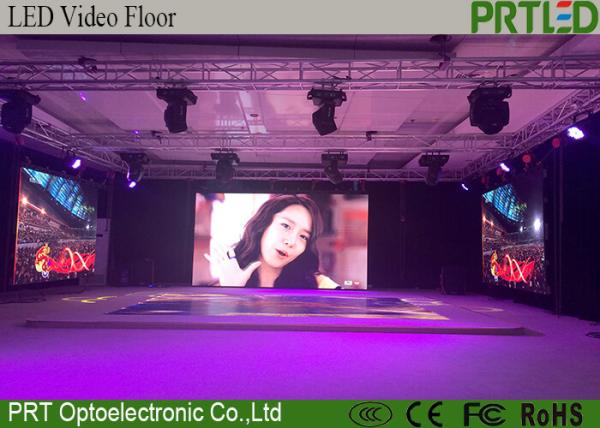 Full Color LED Dance Floor , p5.95 Rental Led Video Display Panel 500 x 500 mm