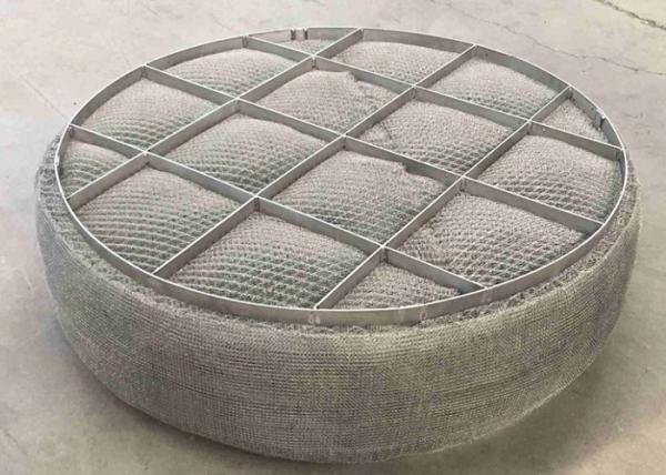 316L Stainless Steel Demister Pad / Rope Mesh For Gas Liquid Separation