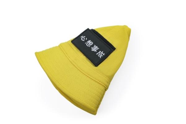 ODM Funny Plain or patch Polyester Fisherman Bucket Cap Kids Yellow Bucket Hats