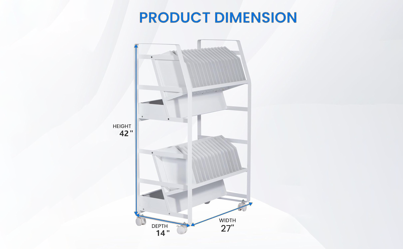 32 Device Tablet & Laptop Charging Cart With Adjustable Slots | Secure Mobile Charging Station