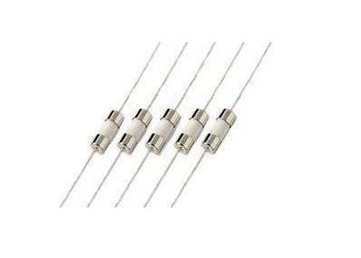 Nickel Plated Brass Cap 3x10mm Cylindrical Leaded Time Lag Ceramic Tube Fuse 1.6A 250VAC Board Mount With UL Approved