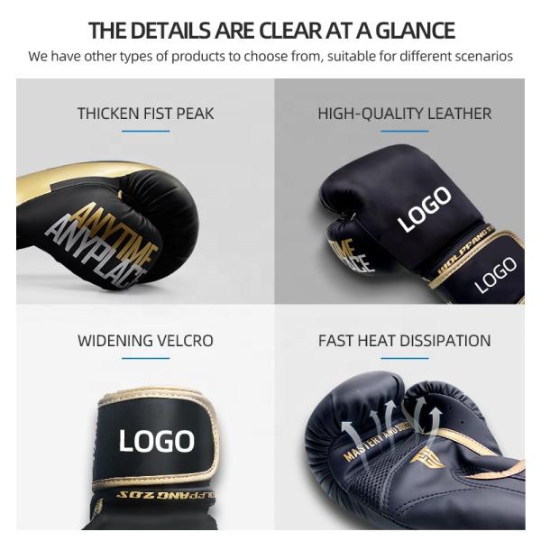 Professional Player Exercise Boxing Gloves Comfortable Personalised Boxing Gloves