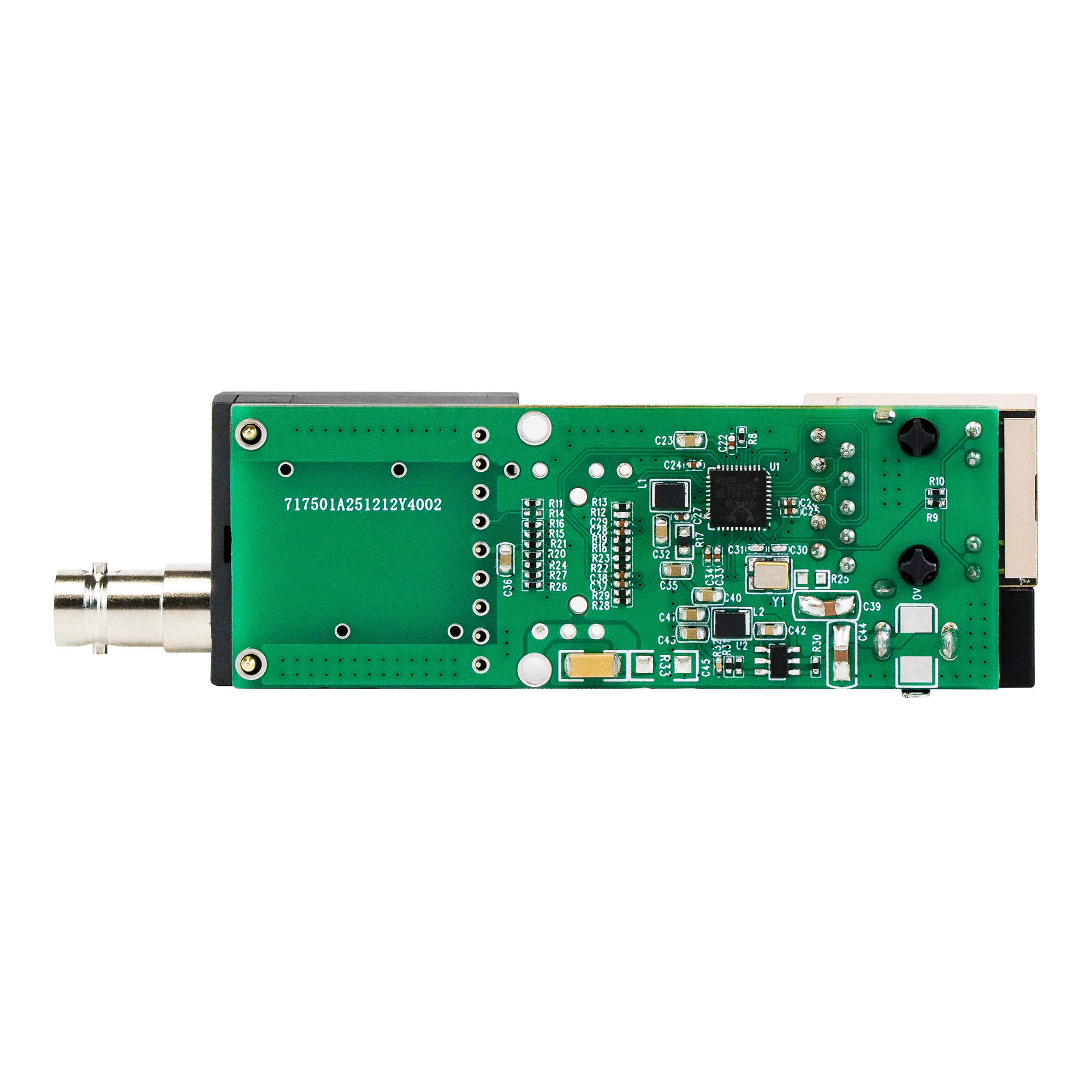 Gigabit Media Converter Card DC5V~DC24V For UAV Fiber Communication Solution Mini Size