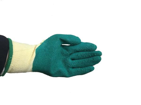 90g Gardening Machines Latex Glove With 13 Gauge Of Cotton Material For Construction
