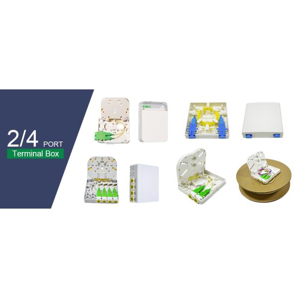 Стена установила крытый тип порта 86 планшайбы 2 коробки выхода оптического волокна