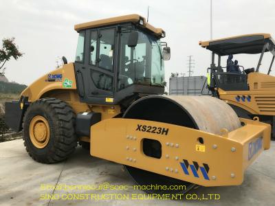 Máquina hidráulica do compressor do rolo vibratório do cilindro de XS223H única para a construção