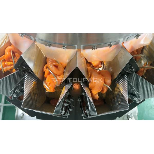 Свежая курица овца свинина говядина многоголовый весовщик 14 головы винтовая машина для наполнения мяса