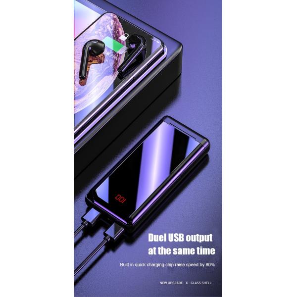 2020 New Earphone Power Bank TWS Bluetooth 5.0V Earphone Power Bank 10000mah with Earbuds