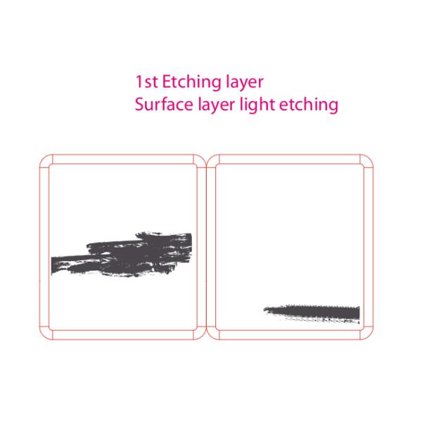 Bespoke Logo'S Etched On A Stainless Steel Cigarette Case