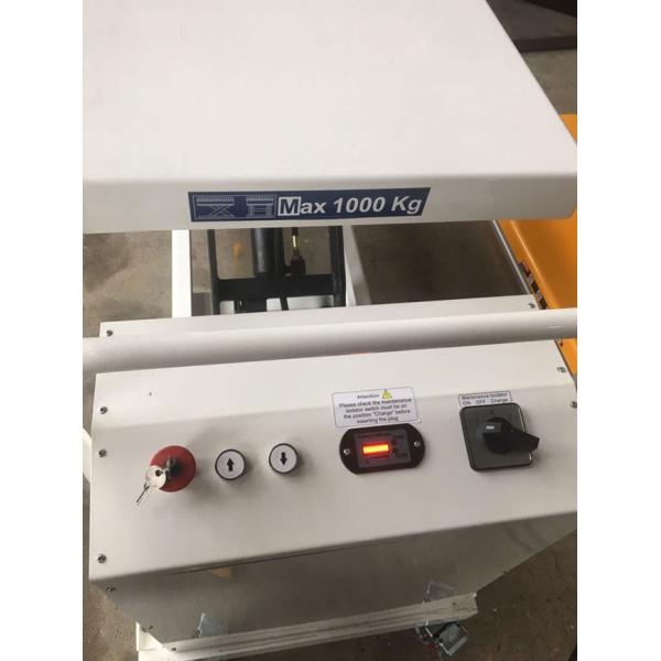 Hydraulic Mobile Electric Lift Table 750kg 1653lbs Capacity   916x610mm