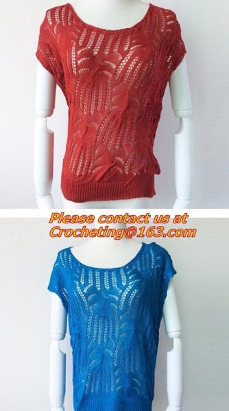 Blouse, clothing, garment, Hollow out, belt, sexy knitted, crover up, crochet, beach dress
