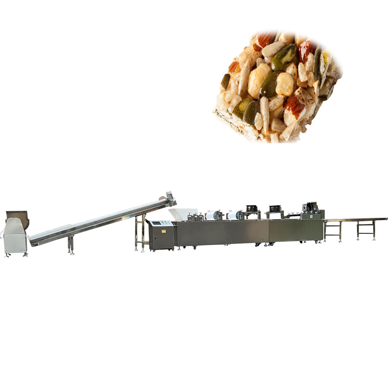 P330 Automatic Nougat Toffee Candy Bar Forming Cutting Machine 100-200KG/H PLC Servo Controlled