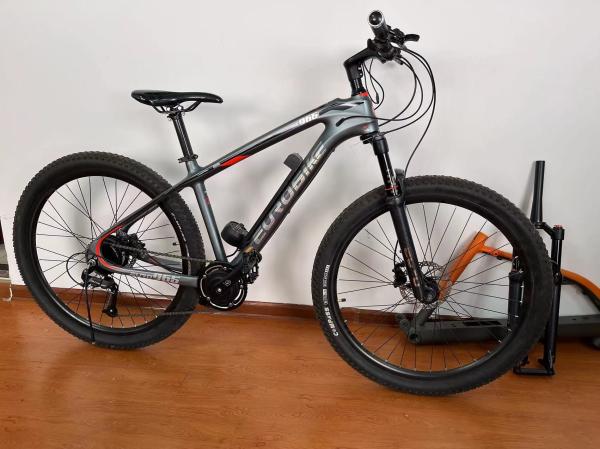 C965 euro Carbon Fiber Mountain Electric Bikes 27.5 Inch TRUCK Mid-Drive Motor 5.2Ah 36v 250w