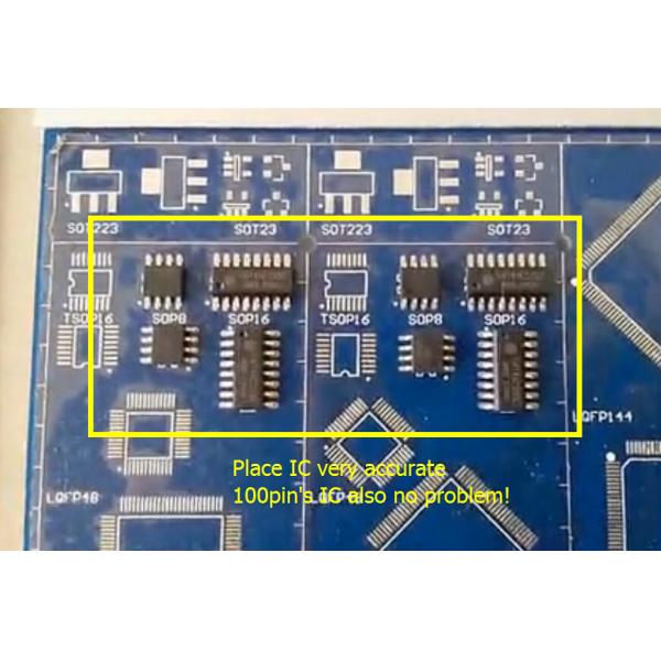 Manufacturer Charmhigh Homemade SMD Pick And Place Machine For LED , SMD Surface Mount Device