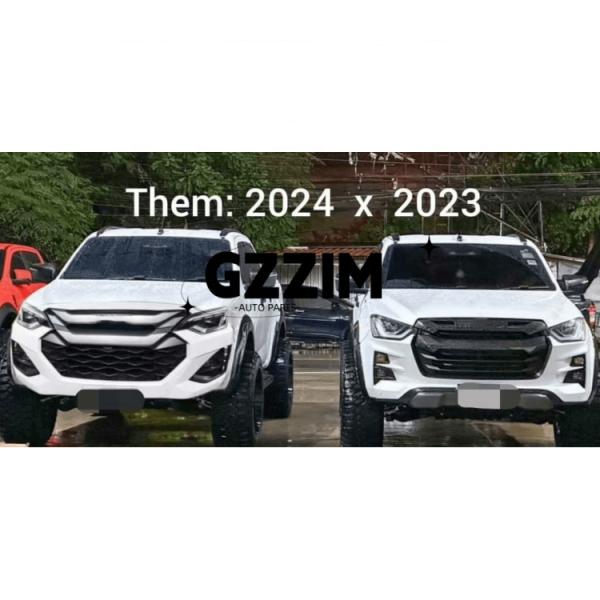 Черный пластиковый хвостовой фонарь передний корпус для Isuzu DMAX 2021-2024