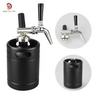 Black 64oz Nitro Cold Brew Coffee Makers , Stainless Steel Mini Nitro Cold Brew Keg