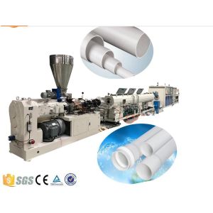 Drainage And Electric Conduit PVC Plastic Pipe Extrusion Machine , PVC Pipe