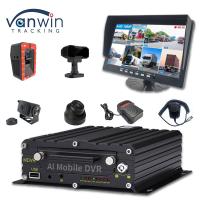 ADAS DMS BSD AI Vehicle Fleet Cam Car Con 8CH WiFi GPS 4G Vista en vivo DVR móvil para el coche