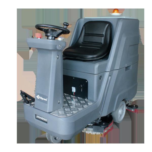 140L Big Tank Capacity Ride On Floor Scrubber Humanized