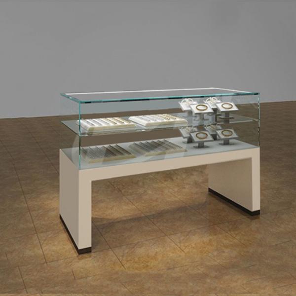 Livingroom Furniture Aluminum Glass Perfume Cabinet Display Case with Good Qualit