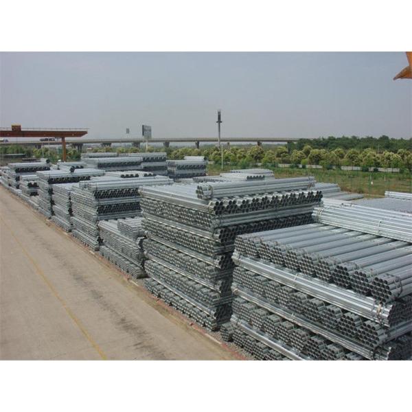Hot Dip Galvanized Steel Carbon Pipe Schedule 40 Round Hollow Section BV SGS CE