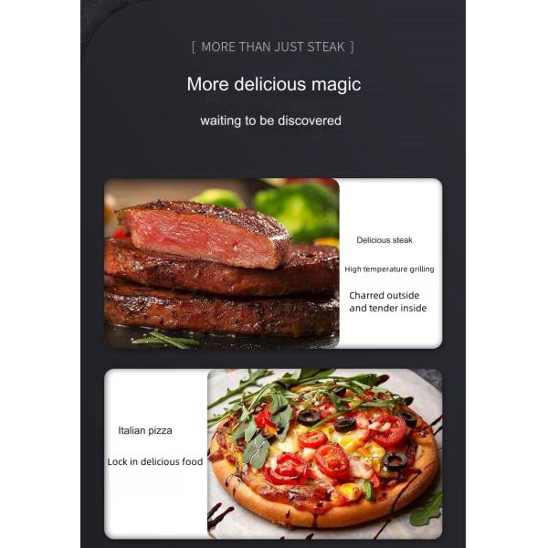 Full-automatic Ceramic PTC Heating 800S High Temperature Steak Oven for Built-in Ovens