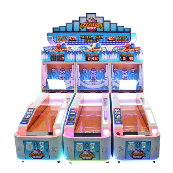 Indoor Sports parque de diversões crianças bola de boliche Arcade máquinas de resgate bilhete loteria bolas máquina de jogo de boliche
