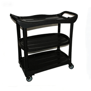 Stainless Steel Heavy Duty Rolling Service Trolley Food Cart for Restaurant Hotel Catering