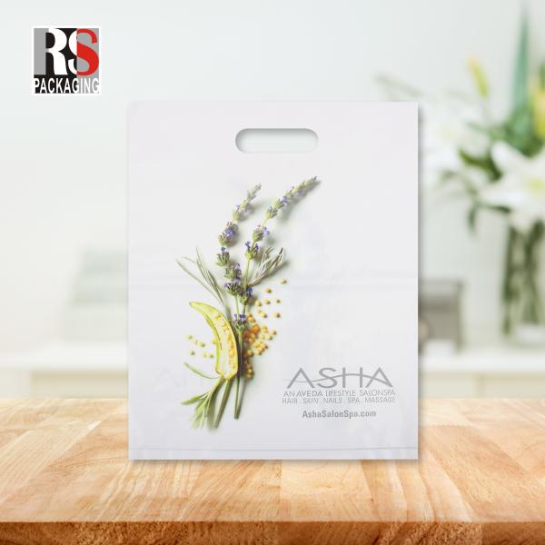 Bolsas de plástico recicláveis Bolsa de presente Bolsa de compras